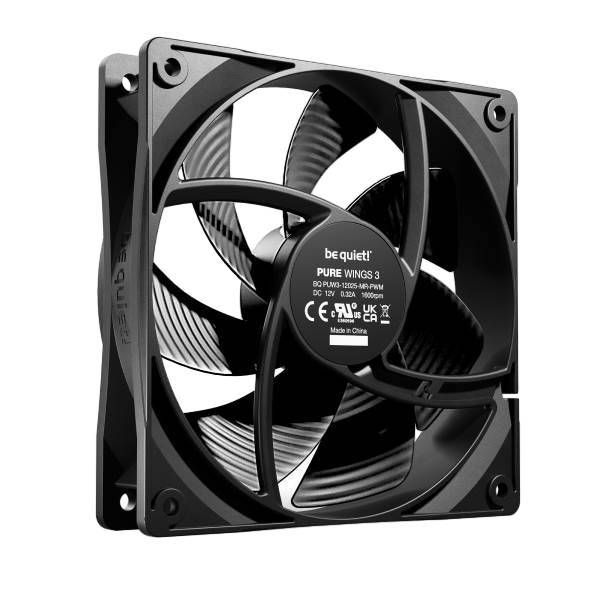 Be Quiet Pure Wings 3 120mm PWM   Ventilador Be Quiet Pure Wings 3 120mm PWM   Ventilador