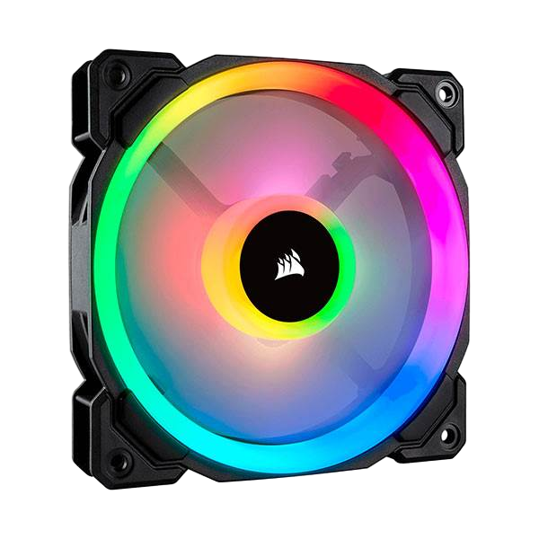VENTILADOR CAJA ADICIONAL 12X12 CORSAIR LL120 RGB NEGRO PACK VENTILADOR CAJA ADICIONAL 12X12 CORSAIR LL120 RGB NEGRO PACK