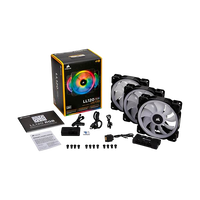 VENTILADOR CAJA ADICIONAL 12X12 CORSAIR LL120 RGB NEGRO PACK VENTILADOR CAJA ADICIONAL 12X12 CORSAIR LL120 RGB NEGRO PACK