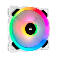 VENTILADOR CAJA ADICIONAL 12X12 CORSAIR LL120 RGB BLANCO