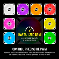 Corsair QL120 RGB 120mm Ventilador Corsair QL120 RGB 120mm Ventilador