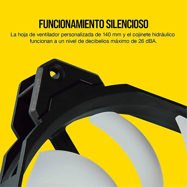 Corsair SP140 Elite RGB Dual Pack 140mm con Node Core Ventilador Corsair SP140 Elite RGB Dual Pack 140mm con Node Core Ventilador