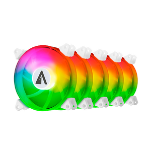 Abysm Arclight AB831104 ARGB 120mm Pack 5 Ventiladores Abysm Arclight AB831104 ARGB 120mm Pack 5 Ventiladores