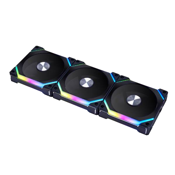 Lian Li UNI FAN SL120 V2 ARGB 120mm Black pack 3 unidades  Ventilador Lian Li UNI FAN SL120 V2 ARGB 120mm Black pack 3 unidades  Ventilador