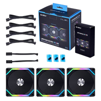Lian Li UNI FAN SL120 V2 ARGB 120mm Black pack 3 unidades Ventilador Lian Li UNI FAN SL120 V2 ARGB 120mm Black pack 3 unidades Ventilador