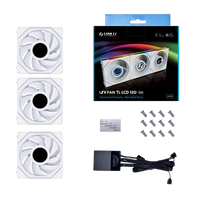 Lian Li UNI TL LCD Series Blanco  Ventilador 120x120mm Pack de 3