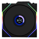 Lian Li UNI FAN TL120 LCD Wireless RGB Reverse PW Ventilador Lian Li UNI FAN TL120 LCD Wireless RGB Reverse PW Ventilador