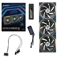 Lian Li UNI FAN SL 120 WiFi RGB Negro Pack 3 Reverse  Ventilador