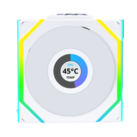 Lian Li UNI FAN SL Wireless Pantalla LCD 120 ARGB FAN | Ventilador Suplementario Blanco