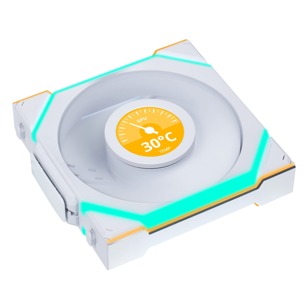 Lian Li UNI FAN SL Wireless Pantalla LCD 120 ARGB FAN Ventilador Suplementario Blanco Lian Li UNI FAN SL Wireless Pantalla LCD 120 ARGB FAN Ventilador Suplementario Blanco