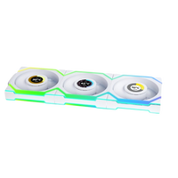 Lian Li UNI FAN SL Wireless Pantalla LCD 120 ARGB FAN Reverse Blade  Pack de 3 Ventiladores Blancos