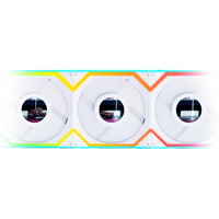 Lian Li UNI FAN SL Wireless Pantalla LCD 120 ARGB FAN Reverse Blade  Pack de 3 Ventiladores Blancos