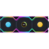 Lian Li UNI FAN SL Wireless Pantalla LCD 120 ARGB FAN Reverse Blade Pack de 3 Ventiladores Negros Lian Li UNI FAN SL Wireless Pantalla LCD 120 ARGB FAN Reverse Blade Pack de 3 Ventiladores Negros