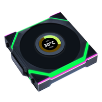 Lian Li UNI FAN SL Wireless Pantalla LCD 120 ARGB FAN Reverse Blade Black  Ventilador Suplementario