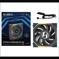 Lian Li UNI FAN SL Wireless Pantalla LCD 120 ARGB FAN Black  Ventilador suplementario