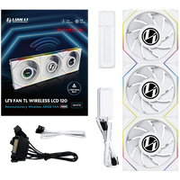 Lian Li UNI FAN TL Wireless Pantalla LCD 120 ARGB FAN Reverse Blade  Pack de 3 Ventiladores Suplementarios