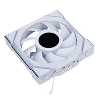 Lian Li UNI FAN SL Wireless Pantalla LCD 120 ARGB FAN Reverse Blade  Ventilador Suplementario Blanco