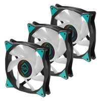 IcebergThermal Icegale ARGB Negro 12cm Pack 3 Ventilador IcebergThermal Icegale ARGB Negro 12cm Pack 3 Ventilador