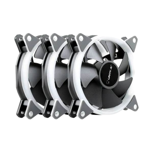 Unyka Candy Kit 3 x 120mm  Ventilador Argb 7 Aspas 1500RPM Mando a Distancia