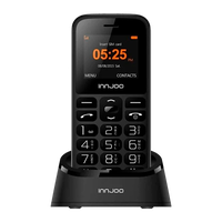 Innjoo Senior Negro Libre Teléfono para Mayores Innjoo Senior Negro Libre Teléfono para Mayores