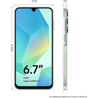 Samsung Galaxy A16 4GB 128GB Pantalla 67 Light Green 5G Móvil Libre Samsung Galaxy A16 4GB 128GB Pantalla 67 Light Green 5G Móvil Libre