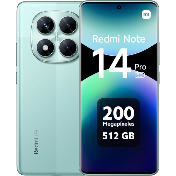 SMARTPHONE XIAOMI REDMI NOTE 14 PRO 5G 667 12GB RAM 512GB ROM CORAL GREEN SMARTPHONE XIAOMI REDMI NOTE 14 PRO 5G 667 12GB RAM 512GB ROM CORAL GREEN