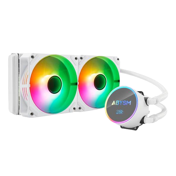Abysm Artic White 240 ARGB Refrigeración líquida Blanca Abysm Artic White 240 ARGB Refrigeración líquida Blanca