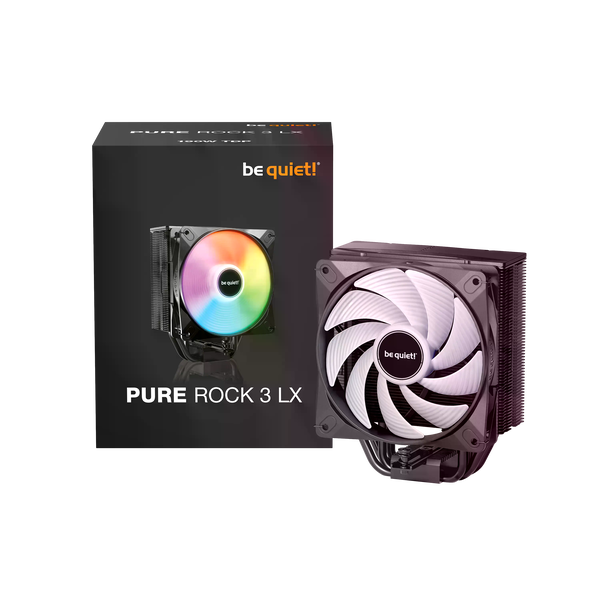 Be Quiet Pure Rock 3 LX ARGB Disipador CPU Negro Be Quiet Pure Rock 3 LX ARGB Disipador CPU Negro