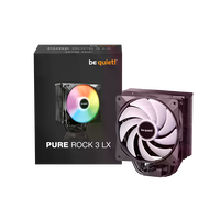 Be Quiet Pure Rock 3 LX ARGB Disipador CPU Negro Be Quiet Pure Rock 3 LX ARGB Disipador CPU Negro
