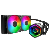 Cooler Master Masterliquid 240 Core II Lite ARGB | Refrigeración Líquida Espejo infinito Cooler Master Masterliquid 240 Core II Lite ARGB | Refrigeración Líquida Espejo infinito