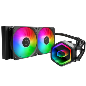 Cooler Master Masterliquid 240 Core II Lite ARGB  Refrigeración Líquida Espejo infinito