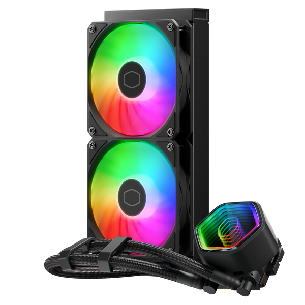 Cooler Master Masterliquid 240 Core II Lite ARGB Refrigeración Líquida Espejo infinito Cooler Master Masterliquid 240 Core II Lite ARGB Refrigeración Líquida Espejo infinito