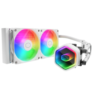 Cooler Master Masterliquid 240 Core II ARGB  Refrigeración Líquida AIO Blanca 2 Ventiladores