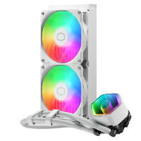 Cooler Master Masterliquid 240 Core II ARGB  Refrigeración Líquida AIO Blanca 2 Ventiladores