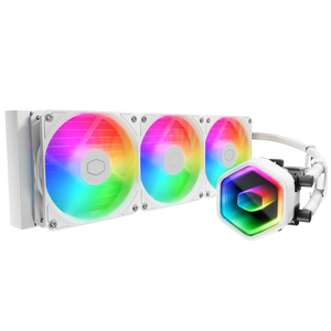 Cooler Master Masterliquid 360 Core II ARGB  Refrigeración Líquida Blanca