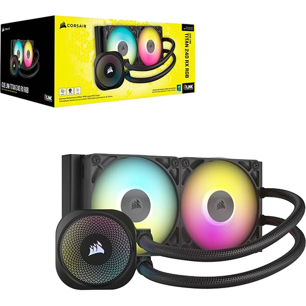 Corsair iCUE Link Titan 240 RX RGB Refrigeración Líquida Corsair iCUE Link Titan 240 RX RGB Refrigeración Líquida