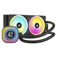 Corsair iCUE Link H100i RGB AIO 240mm  Refrigeración Líquida LCD