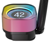 Corsair iCUE Link H100i RGB AIO 240mm  Refrigeración Líquida LCD