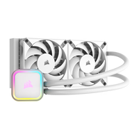Corsair iCUE H100i RGB Elite AIO 240mm  Refrigeración Líquida Blanca