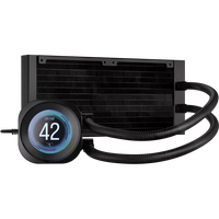 Corsair Nautilus 240 RS LCD 21 IPS ARGB  Refrigeración Líquida Negra