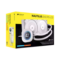 Corsair Nautilus 240 RS LCD 21 IPS ARGB  Refrigeración Líquida Blanca