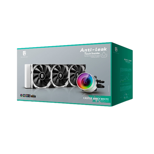 Deepcool Castle 360EX White  Refrigeración Líquida Deepcool Castle 360EX White  Refrigeración Líquida