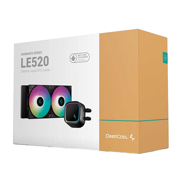 DeepCool LE520 Black 240 ARGB Refrigeración Líquida DeepCool LE520 Black 240 ARGB Refrigeración Líquida