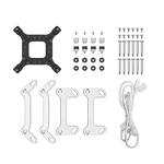 Deepcool LT360 ARGB  Refrigeración líquida Blanca