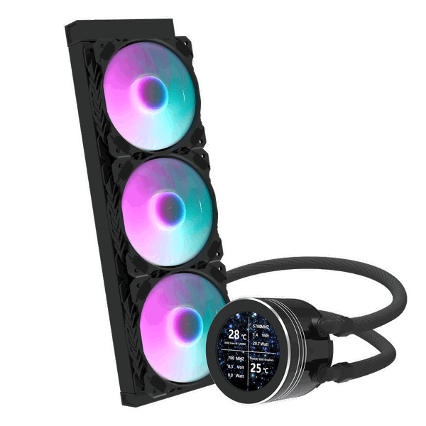 Darkflash DN360S ARGB Refrigeración líquida 360mm Pantalla IPS Darkflash DN360S ARGB Refrigeración líquida 360mm Pantalla IPS