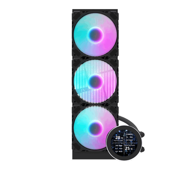 Darkflash DN360S ARGB Refrigeración líquida 360mm Pantalla IPS Darkflash DN360S ARGB Refrigeración líquida 360mm Pantalla IPS