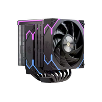 Einarex Glide G300 RGB LCD Doble ventilador  Disipador CPU Negro