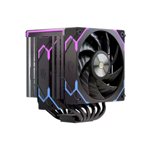 Einarex Glide G300 RGB LCD Doble ventilador  Disipador CPU Negro