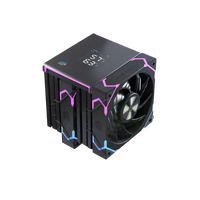 Einarex Glide G300 RGB LCD Doble ventilador  Disipador CPU Negro