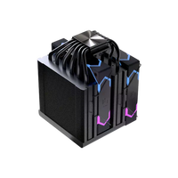 Einarex Glide G300 RGB LCD Doble ventilador  Disipador CPU Negro